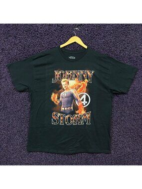 Fantastic 4 Johnny Storm T-Shirt Size 2XL